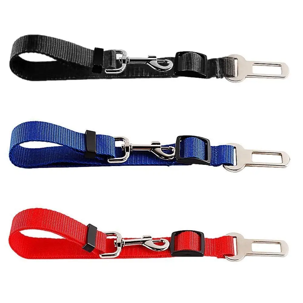 Dog Seat Belt 1pc Pet Dog Cat Adjustable Harness for Small Medium Dogs Travel Pet Supplies