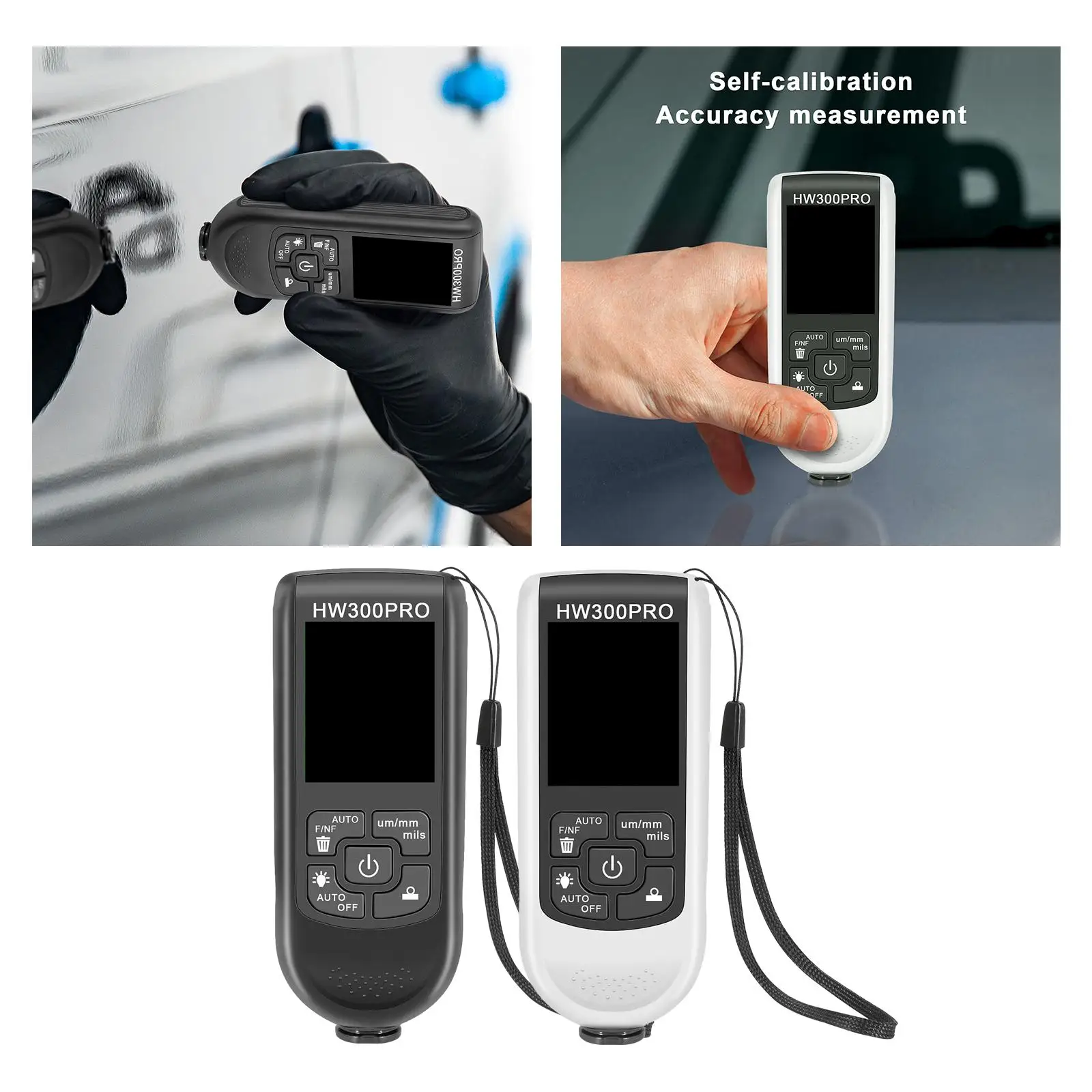 Coating Thickness Gauge Car Coating Thickness Measurement Auto Power Off 6