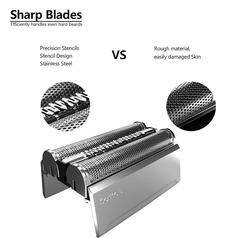 Enhanced Razor Blade Replacement Head for Braun Series 5 Shaver