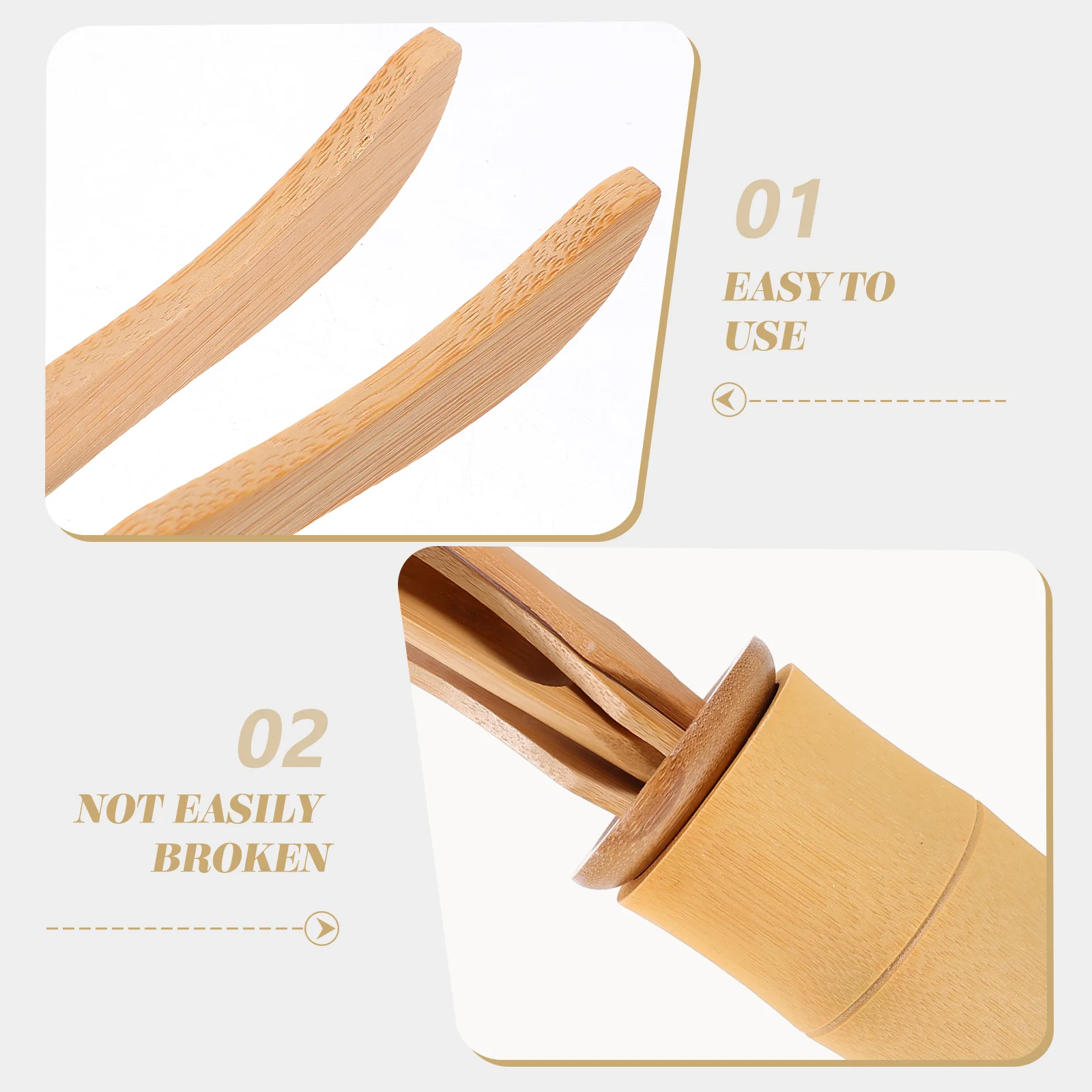 Bamboo Teaware Set 6 Pcs Kitchen Spoon Scoop Clip Bucket Needle Tea Utensils Container Ceremony Accessories Supplies Dining Bar