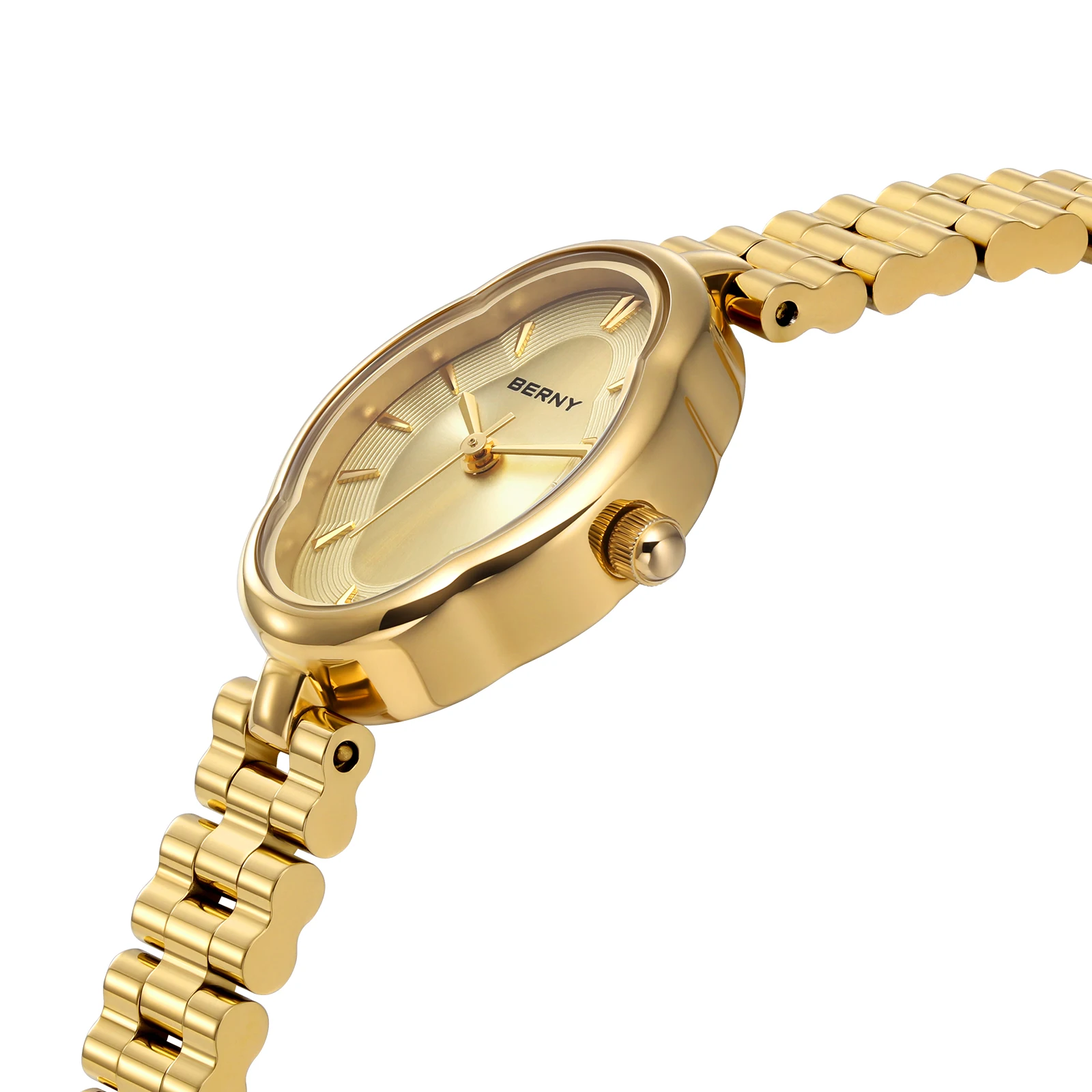 Damenarmbanduhr Uhren Mit Schmuckarmband Berny Gold Uhr Für Frauen