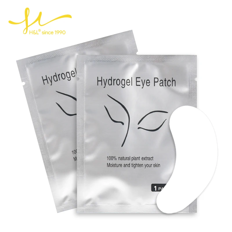 

H&L Since 1990 Eyelashes Patch 100 Pairs Lightweight Breathable Material Pink Purple Gold Patches High Quality