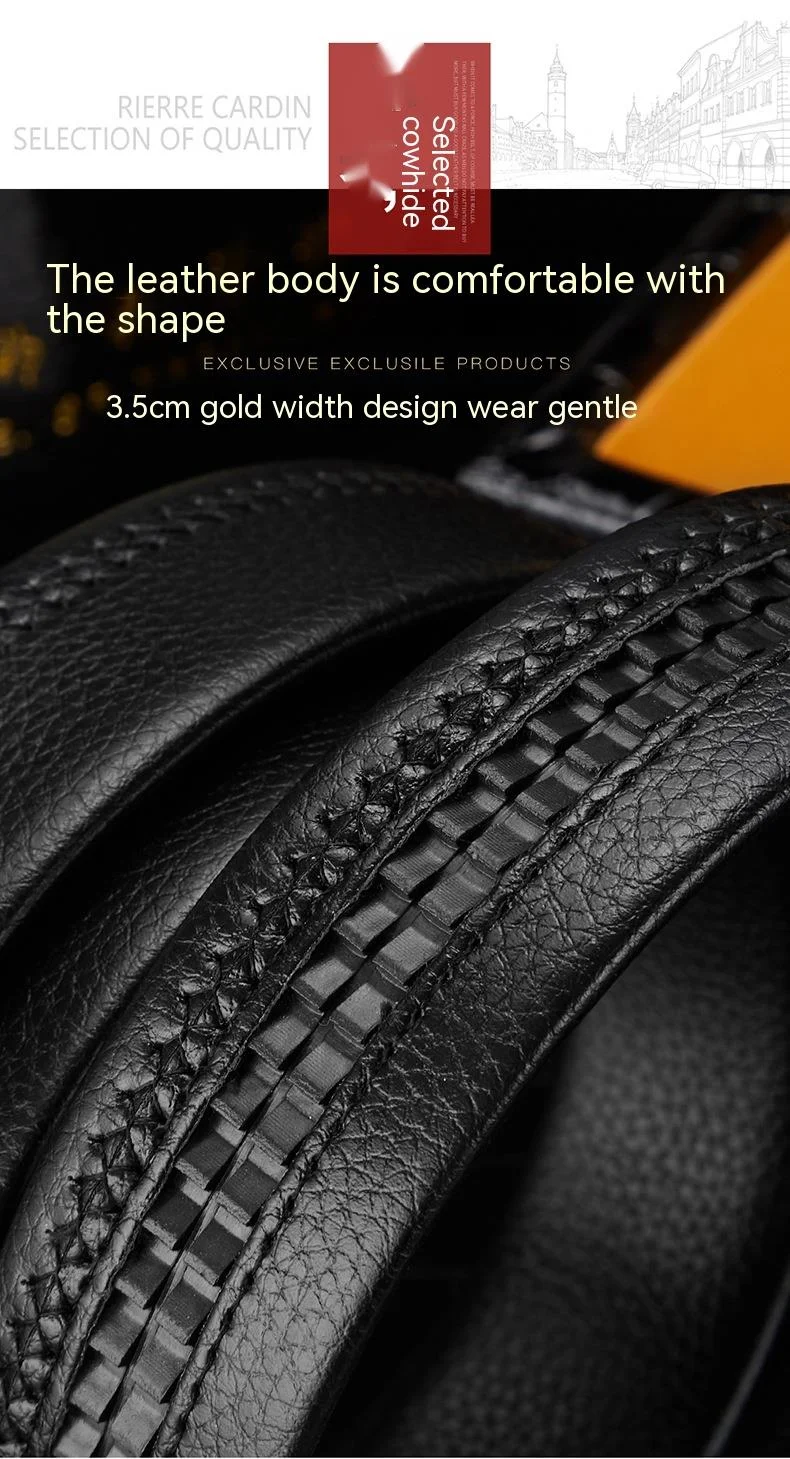 2023 neuer, heiß verkaufter Gürtel für Herren mit automatischer Schnalle, meistverkaufter Stil, genau wie hochwertiger Boxgürtel aus Leder, Gürtelgeschenk im Business-Stil_voghion.com