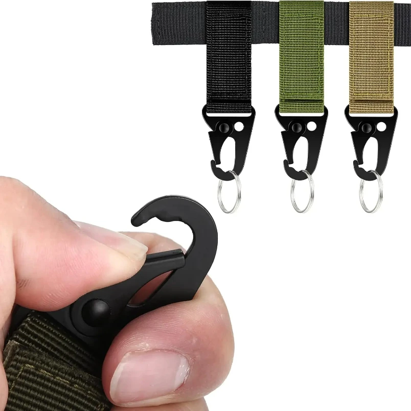 Tactical Nylon Carabiner Set 4