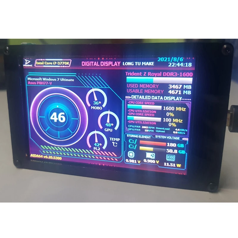 AIDA64 3.5 ġ  ÷ ŰƮ, USB  + ̽ +   ̺ + 4     ̺ 9 