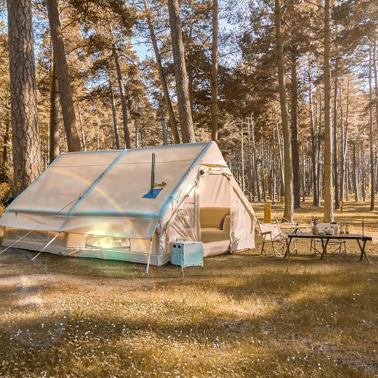 Waterproof Inflatable Family Camping Tent 4