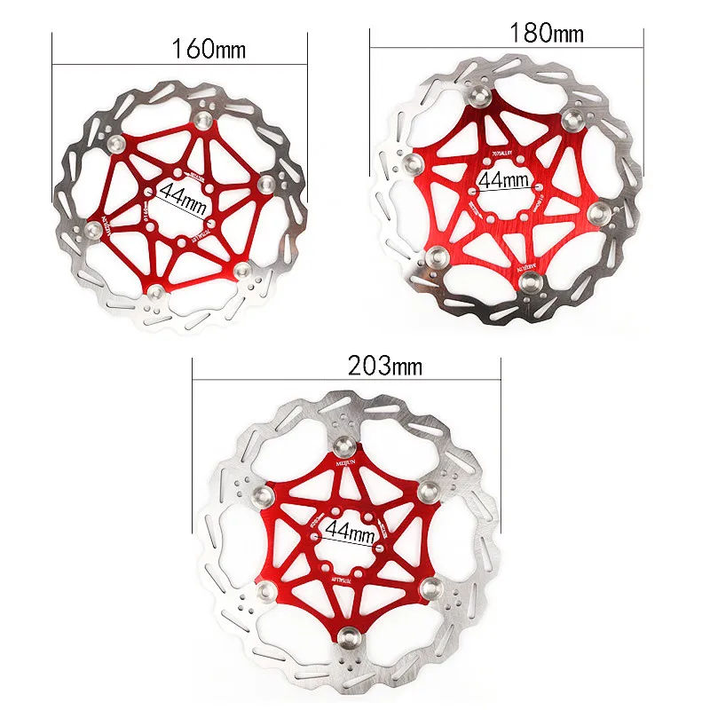 MEIJUN Mountain Bike Type Floating Disc 160mm/180mm/203mm Six Disc Brake Disc images - 6