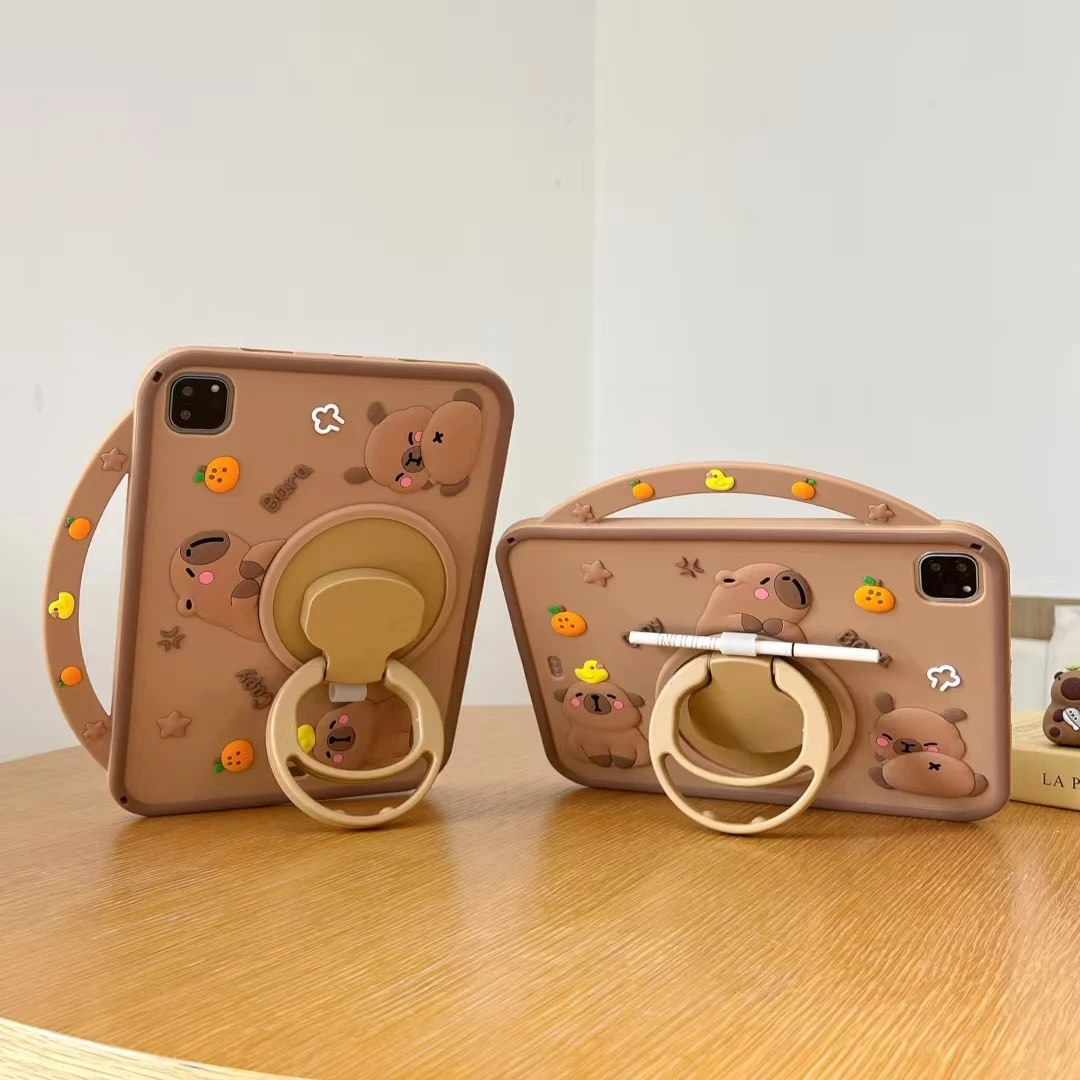 Sunrive Coque Compatible Avec IPhone 12,TPU Étui Housse Protecteur Souple Gel Mat Back Cover Mignon Motifs Antichoc Case(Le Renard Feuille D'érable) 1x Universelle Dragonne