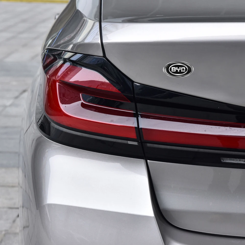 Car Badge Body Rear Trunk Cover Emblem Sticker For BYD Han EV Tang Dm ...