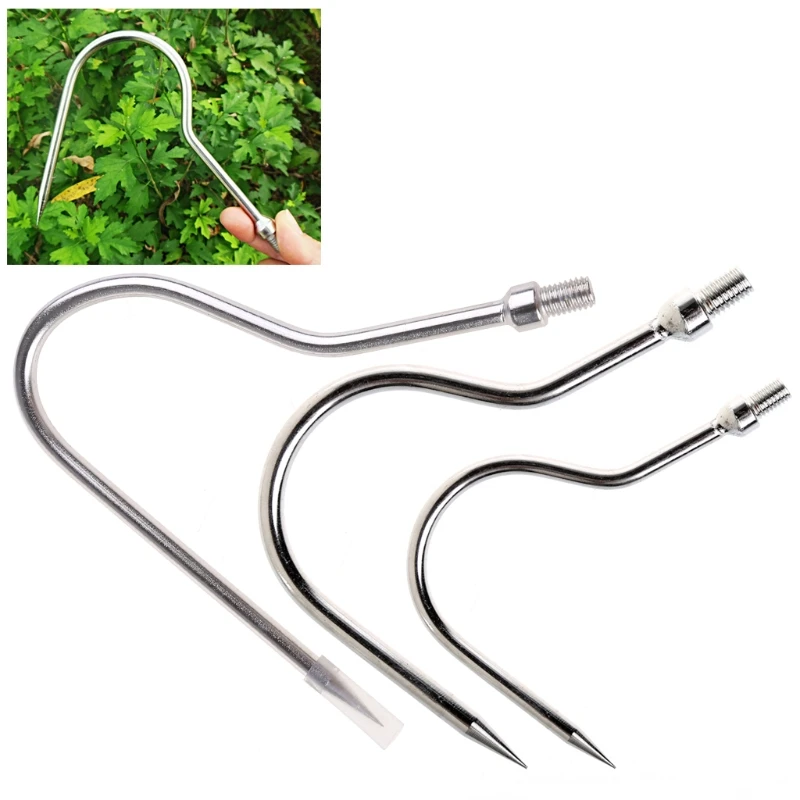 

8mm/1pc Outdoor Strong Steel Claws With d for Head Fishing Gear Fishhook New