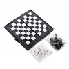 Mini Magnetic Chess Set Folding Magnetic Plastic Chessboard Board Game Portable Kid Education Toy Portable Outdoor Strategy Game 3