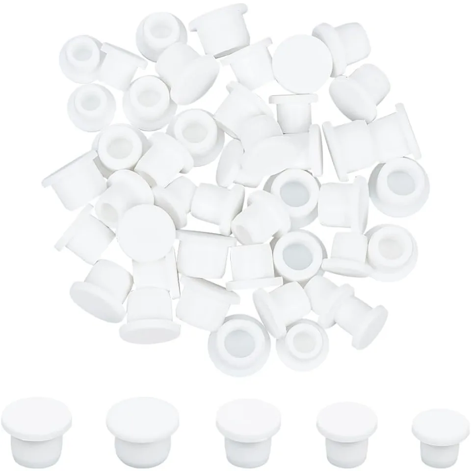 35 Pcs Silicone Salt And Pepper Shaker Stoppers, Reusable Salt Shaker