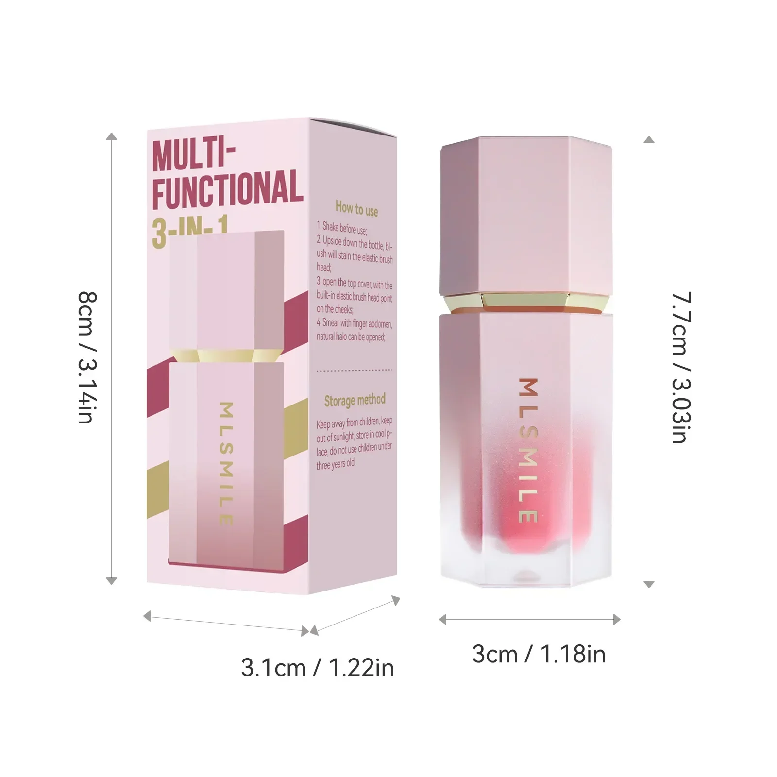 Liquid Blush for Women's Facial Makeup