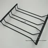 Black Metal Wine Glasses Holder Wall Mount for Kitchen Bar Wine Glass Hanger Cup Rack Stemware Hanging Cupboard Organizier 1