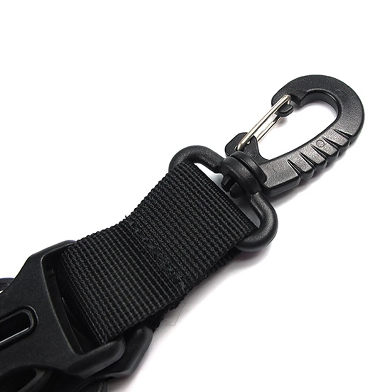 Nylon Tactical Backpack Hook Carabiner Keychain