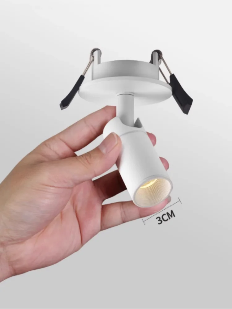 Small Angle spotlight 3&deg;8&deg;15&deg;24&deg;36&deg; adjustable Angle spotlight embedded household background commercial painting wall wash light