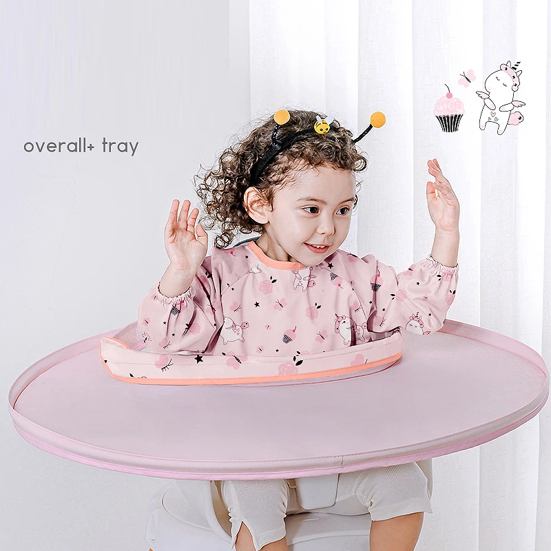 

Baby Bibs Blw Infant Self Feeding Child Stuff Clothes + Tray