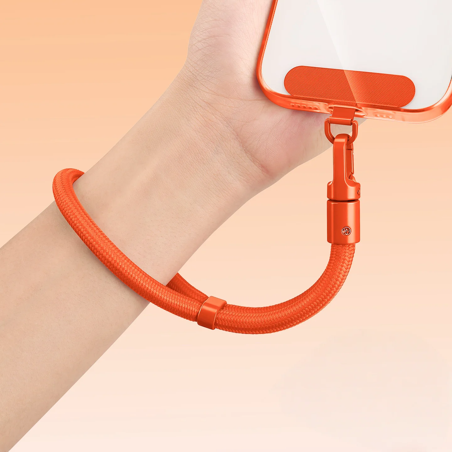 Universal Adjustable Mobile Phone Lanyard with Self-locking Anti-drop Design - Durable Polyester Wrist Strap
