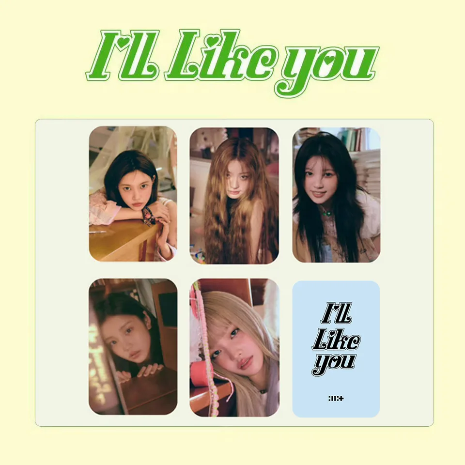 5Pcs/Set ILLIT Idol Girl New Album I'LL LIKE YOU HD Printd