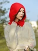 Knitted Balaclava Hat Thick Autumn Winter Soft Hood 2 Buttons Scarf Elegant Beanies Women Men Neck Warm Unisex Headgear Cap 3