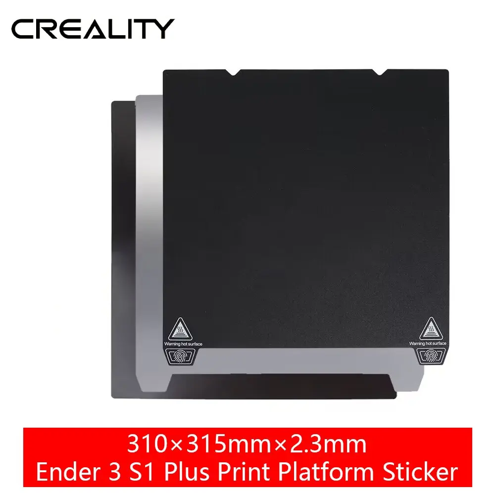 Creality K1 Max 310X315Mm Pei Ender 3 S1 Plus /Ender 3 Max Piattaforma Stampante 3D Pc Adesivo Magnetico Morbido In Acciaio Per Molle