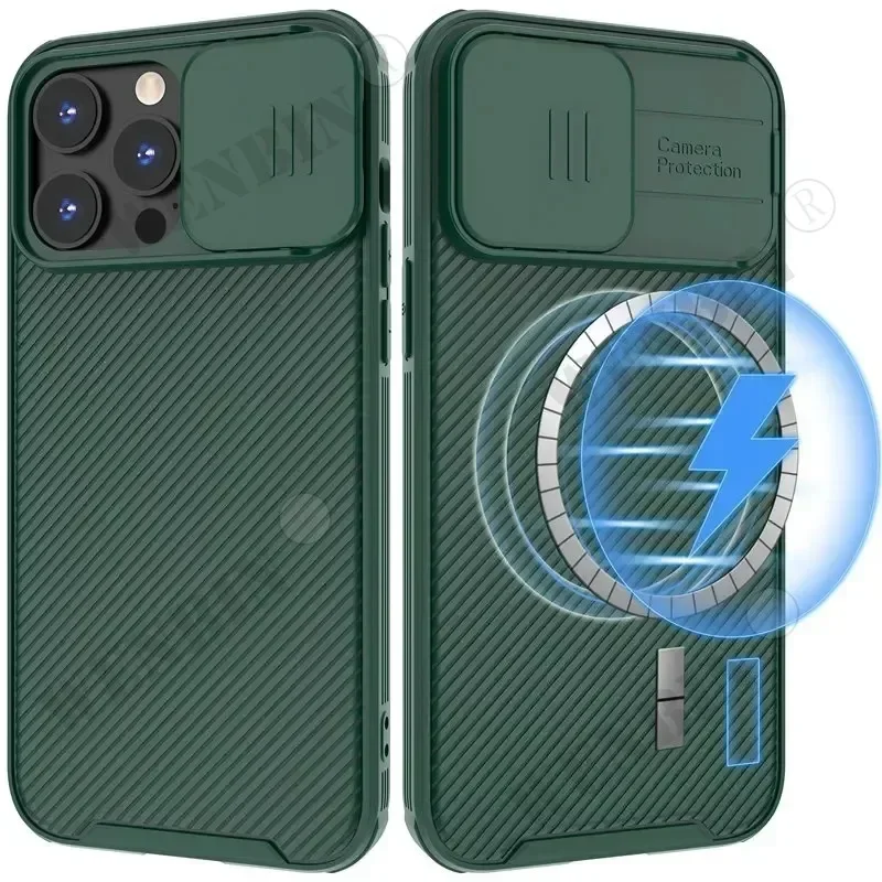 Custodia Senza Bordo Per IPhone 16 Pro Max Con Magneti Integrati Per MagSafe – Sottile Dissipante
