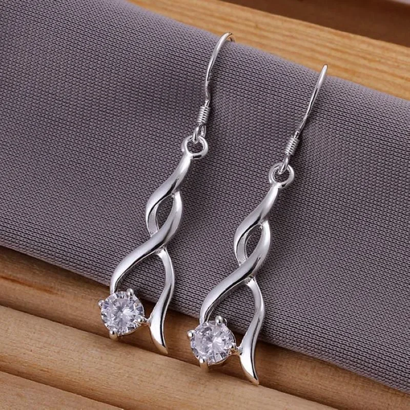 925 Silver Charm Engagement Jewelry Noble  Beautiful Fashion Women Cute Jewelry Free Shipping