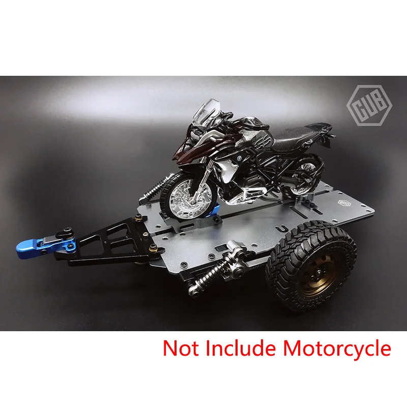 Metal Heavy Trailer B For 1/18 RC Crawler Car CAPO CUB1 Models Motorcycle Part TH19803 5