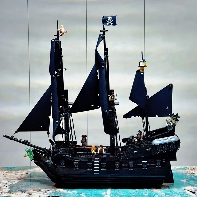 2026 신제품 MOC 2862 PCS 블랙펄 해적선 조립 블록 선박 범선 브릭 장난감 어린이 생일 선물
