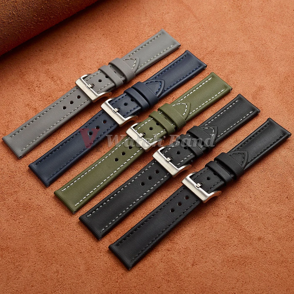 Premium Sailcloth Waterproof Nylon Quick Release Watch Band Bracelet