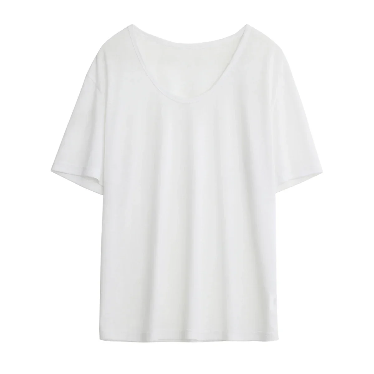 CHIC VEN Women T-Shirts Loose Casual Solid New Basic Simple Female Tees Short Sleeved Top for Girl Women's Clothing Summer 2026 6