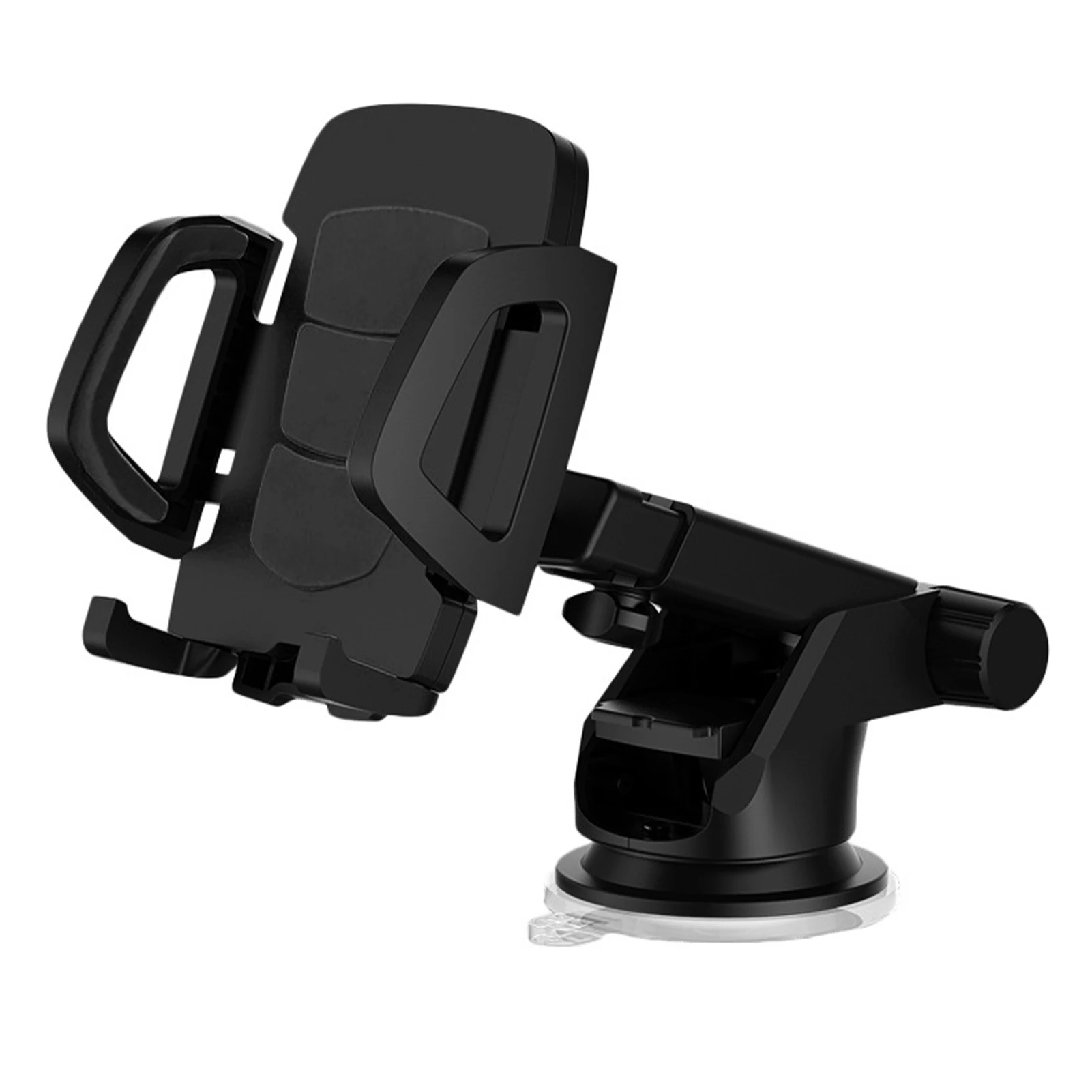 

Dashboard Universal Flexible Hands Car Phone Holder Telescopic Rod With Suction Cup Interior 360 Rotation Windshield Mount