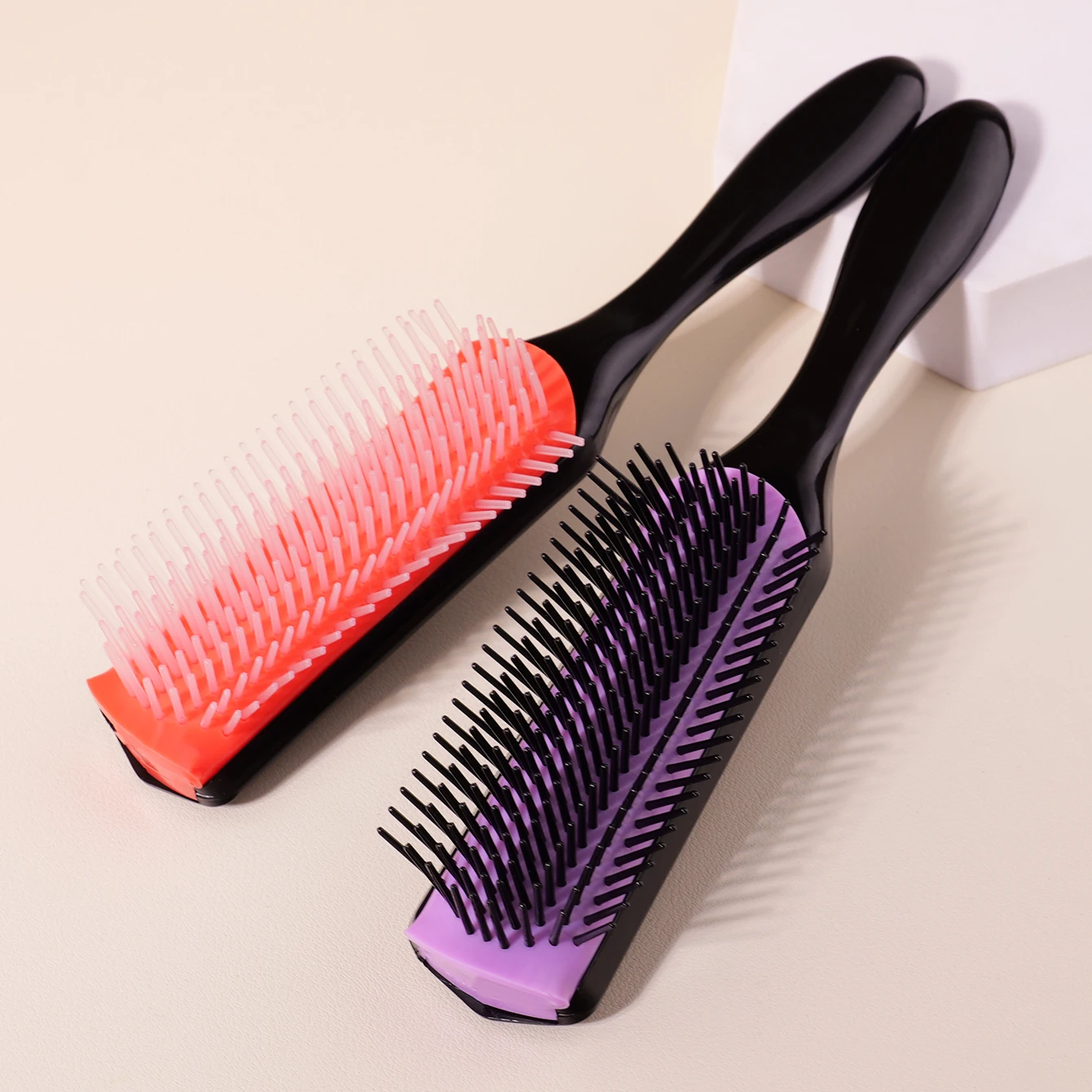 1/2/3/6pcs Styling hair brush suitable for men and women used for combing hair and organizing hair Special real wigs hair brush