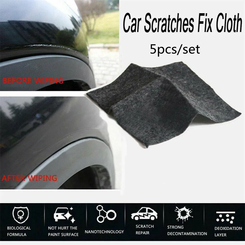 5pcs/Set Car Scratch Remover Cloth Paint Scratch Removal Car Scratch