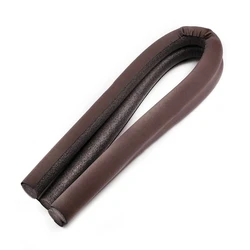 Windproof Door Seal: Double Protector Draft and Sound Blocker (Brown)