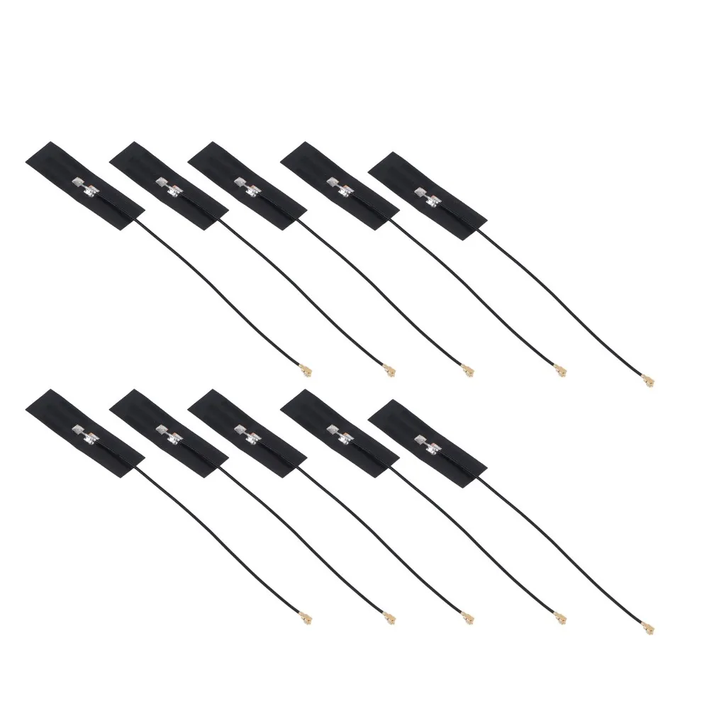 20Pcs 2.4G/5.8G FPC 안테나 IPEX 조인트 고이득 FPC 유연한 안테나 2 주파수 무선 모듈 안테나 블루투스 장치