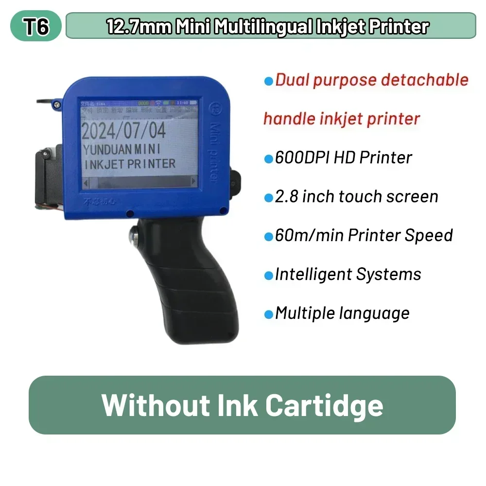 Machine De Codage à Jet D'encre WELCZEK JS350 Avec Mini Convoyeur - Imprimante Date Expiration, Lot, Code-barres, QR