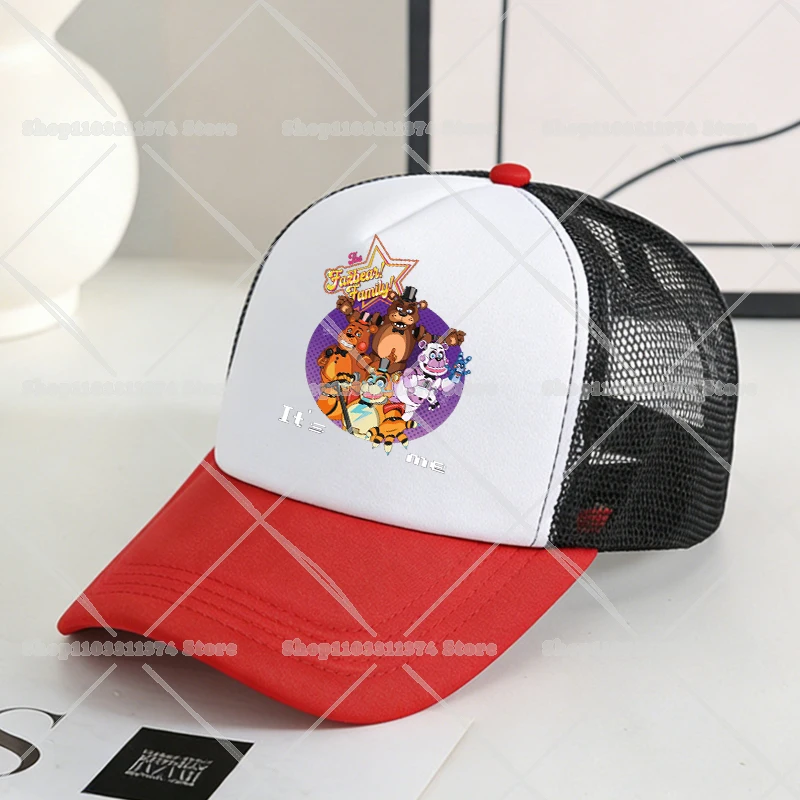 Five Nights at Freddy's Themed Mesh Baseball Cap - Cartoon Sports Hat