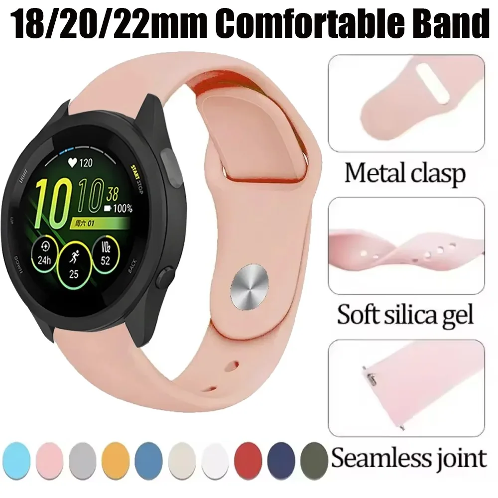 High-End Quality Silicone Strap - Soft Wristband in Multiple Sizes