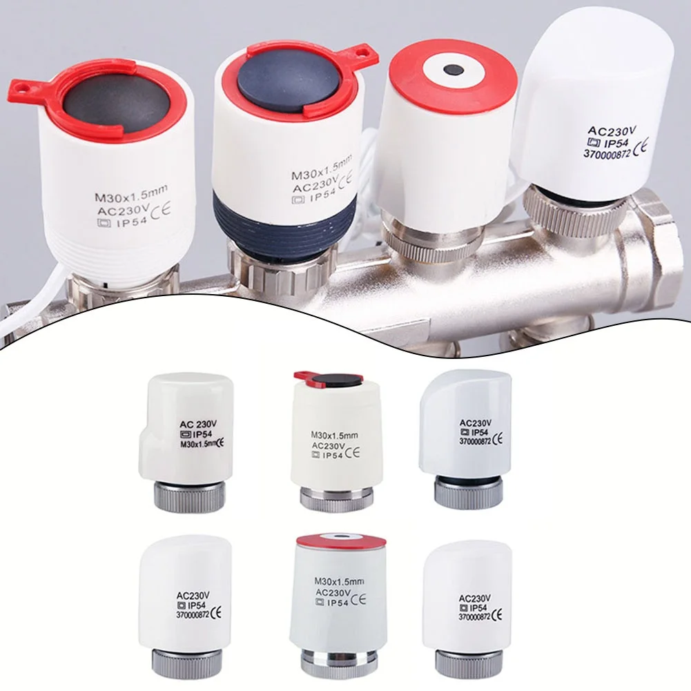 

Floor Heating Actuator M30*1.5mm AC 230V Normally Closed Electric Thermal Actuator For Thermostat Manifold Underfloor Heating