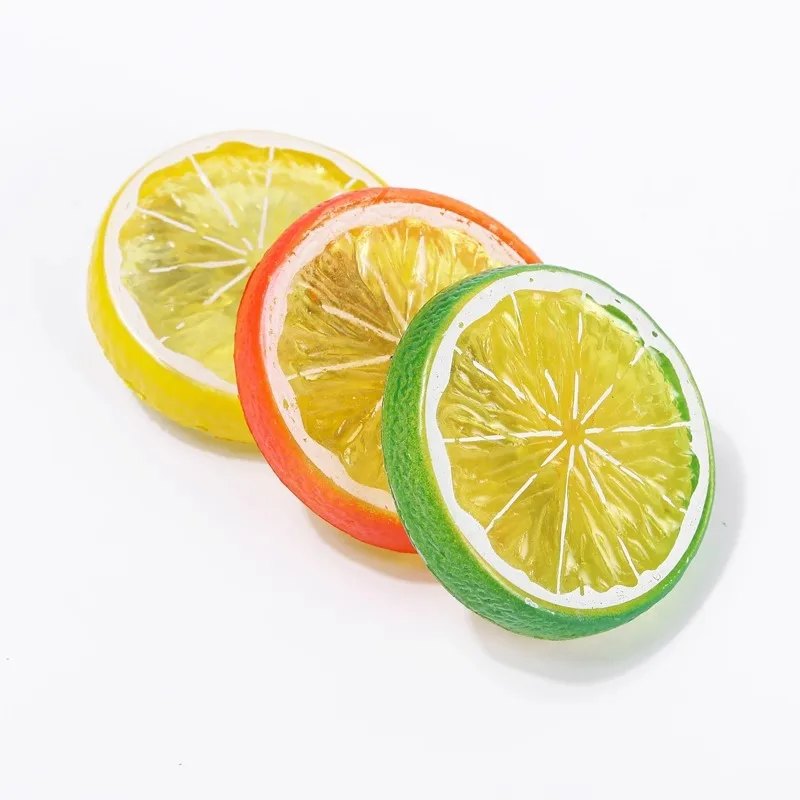 Creative Cute Simulated Lemon Slice Hairpin Fruit Clip Cute Kids Hairpin Food Hair Accessories Funny Headwear Girl