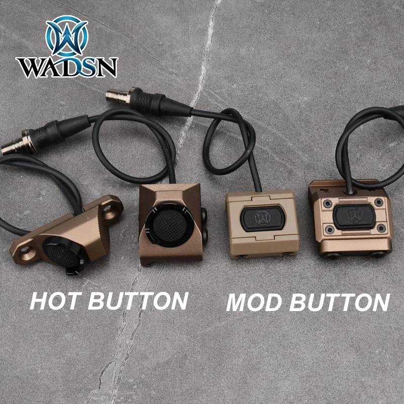 Tactical UNIT ModButton Hot Button Pressure Remote Switch Mlok Keymod 20mm Rail For Surefir M300 M600 DBAL-A2 PEQ15 2.5 SF PLUG picatinny rail accessories,rail adapter,threaded adapter