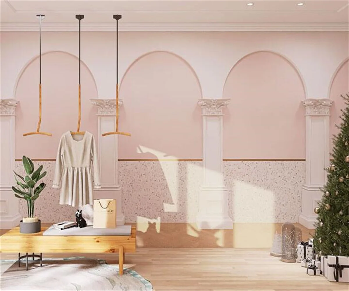 romana de mármore luxo roupas salão beleza
