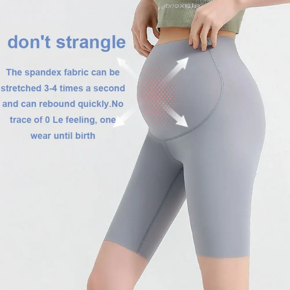 

Plus Size Pregnant Women Pants Shorts with Safety Pants for Women's Outwear Suitable for Spring Summer