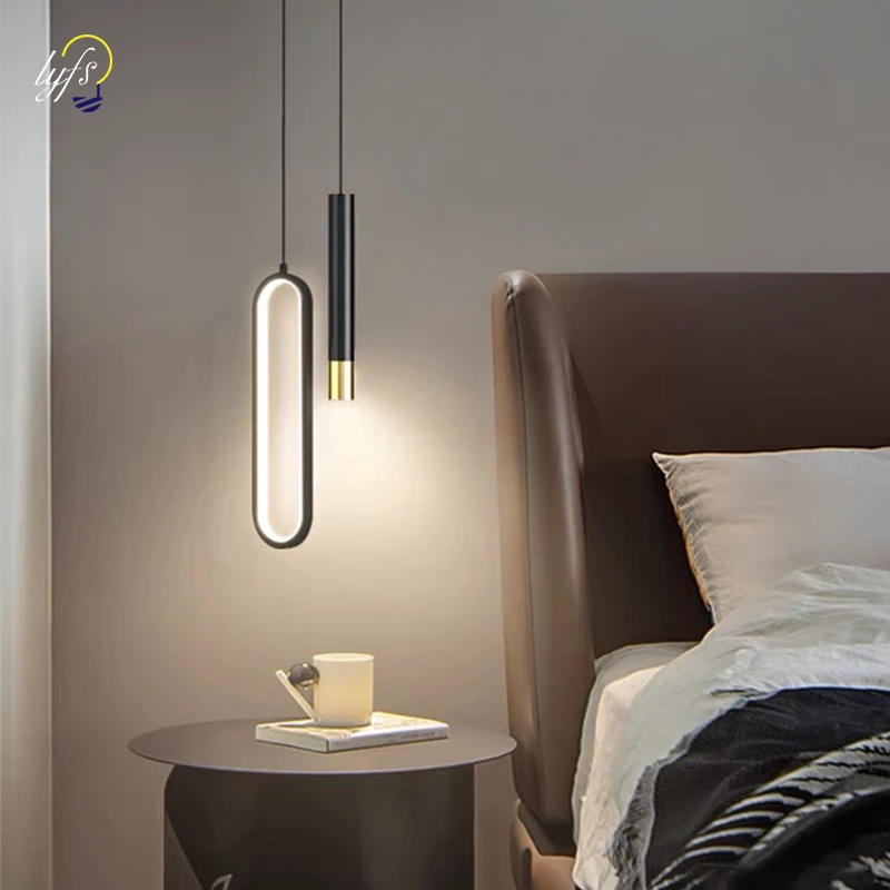 북유럽 LED 펜던트 조명 매달려 램프 인테리어 조명 홈 식탁 침대 옆 거실 주방 장식 펜던트 램프