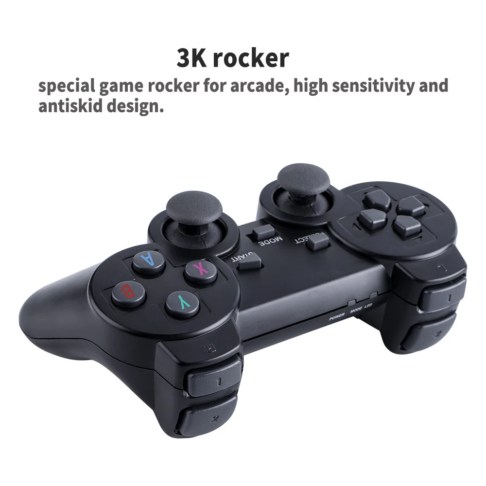 Video game console 4K HD Video Game Console 2.4G Double Wireless Controller Game player M8 20000 Games 64GB Retro Games Boy Christmas Gifts
