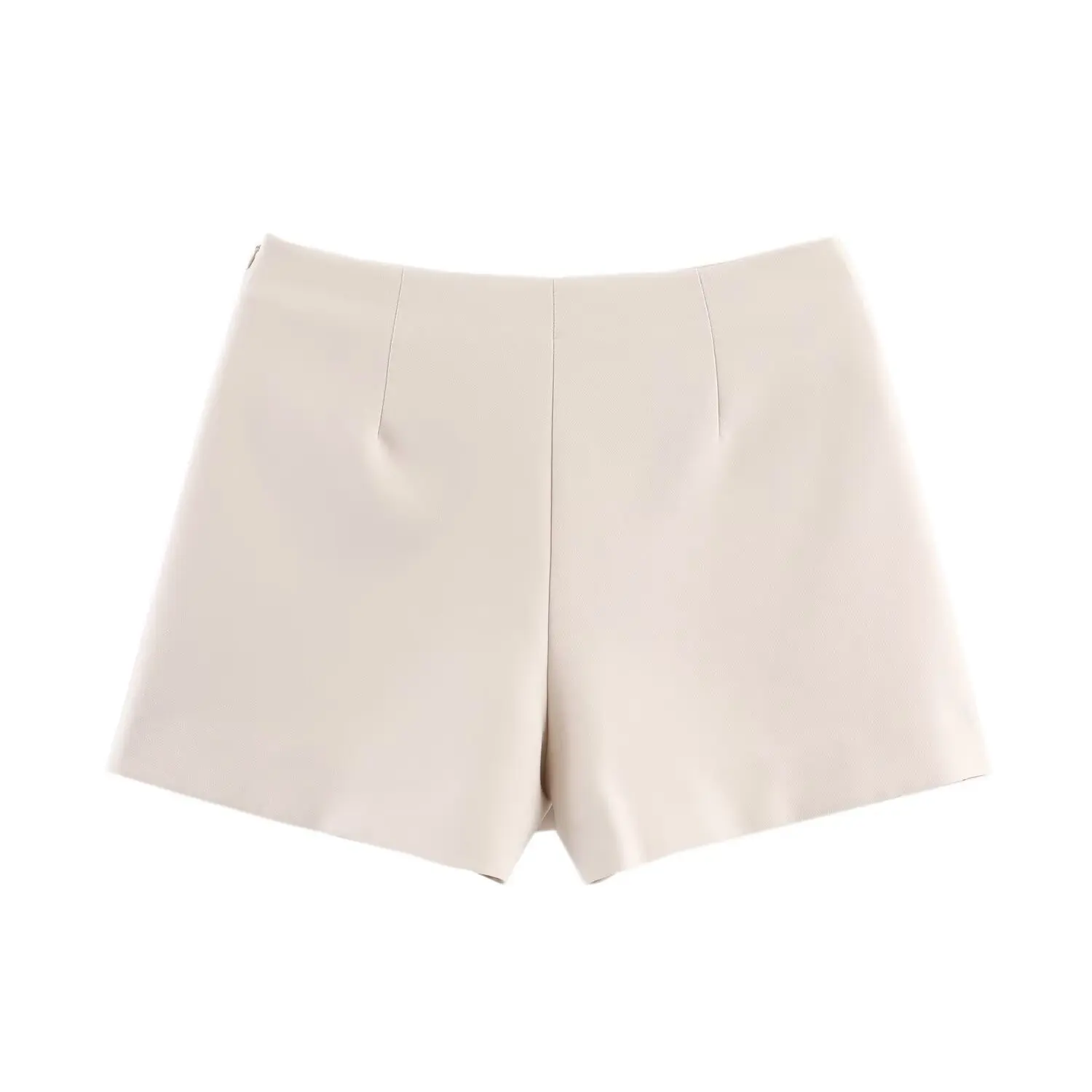 Women's Mini Skirt Autumn Winter Solid Color Asymmetrical Gold Decoration Female Simple Shorts Casual Fashion Skirt Streetwear