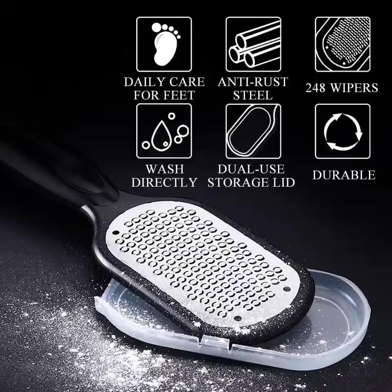 1Pcs/2PCS/3PCS Foot File Professional Rasp Heel Grater Hard Dead Skin Callus Remover Pedicure Foot Care Tools Best Sellers In Beauty & Health