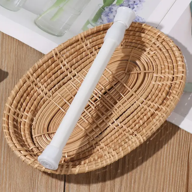 Asta estensibile multifunzionale caricata a molla da 18-110cm asta telescopica per tenda regolabile aste sospese per uso domestico prodotto per il bagno 5