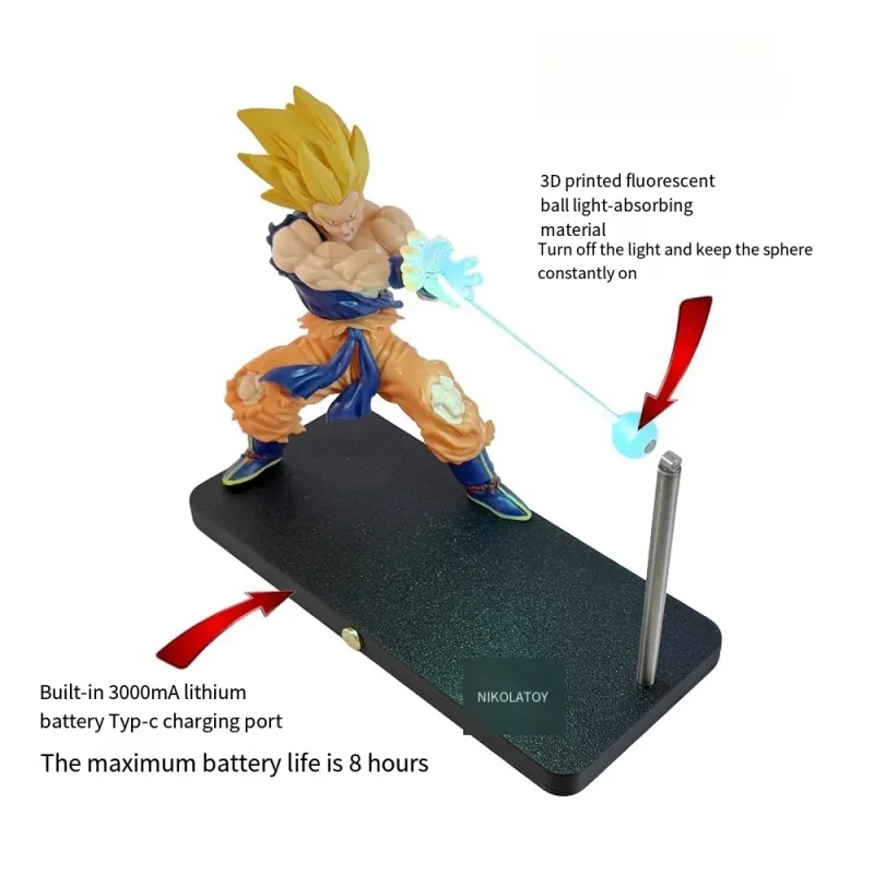 ドラゴンボール　孫悟空　フィギュア　電気 デスクライト ドラゴンボール 孫悟空 フィギュア 電気 デスクライト - メルカリ